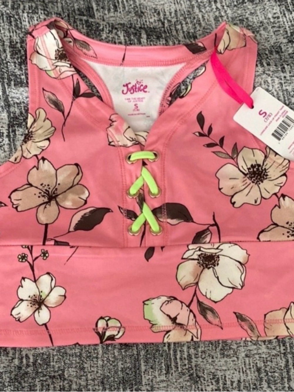 Justice Longline Top Size Small 7-8 NWT
